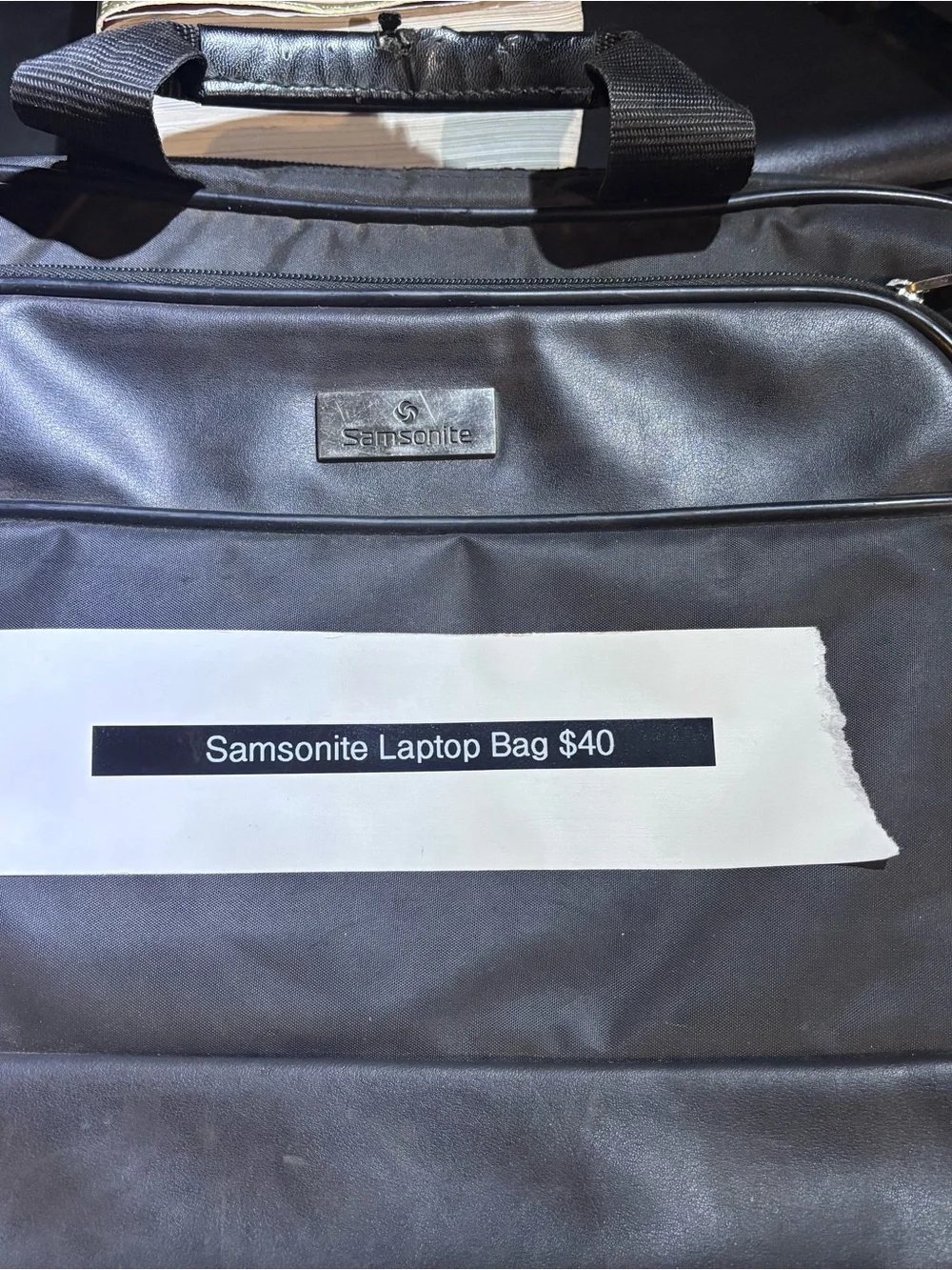 Samsonite Black Padded Laptop Briefcase